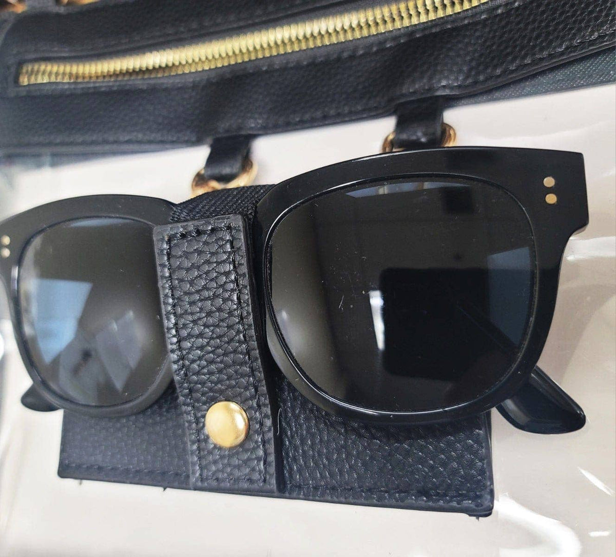 TG10666 Clear Concert Crossbody Bag with Sunglasses Holder