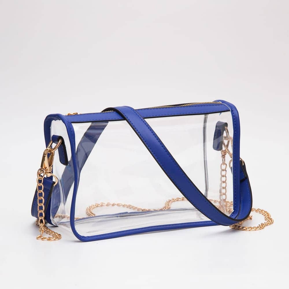 TG10614 Bolso bandolera transparente Sophia para el día de partido