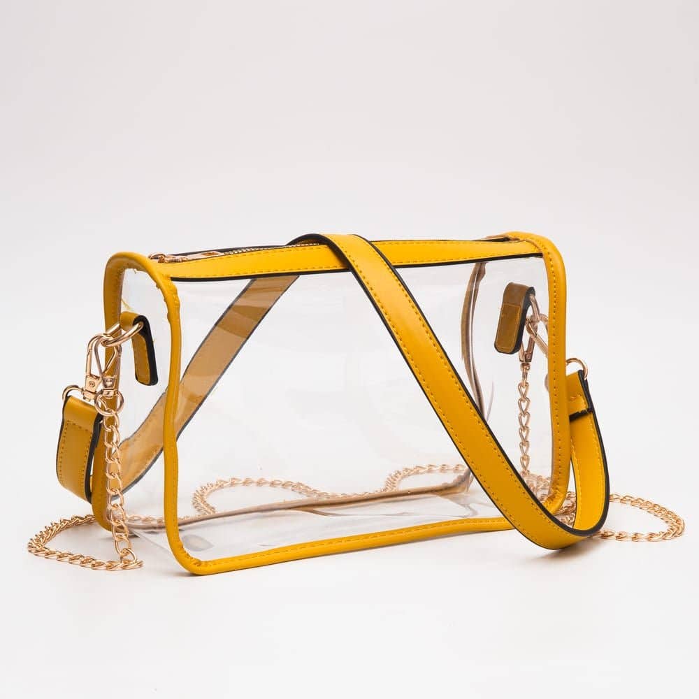 TG10614 Bolso bandolera transparente Sophia para el día de partido