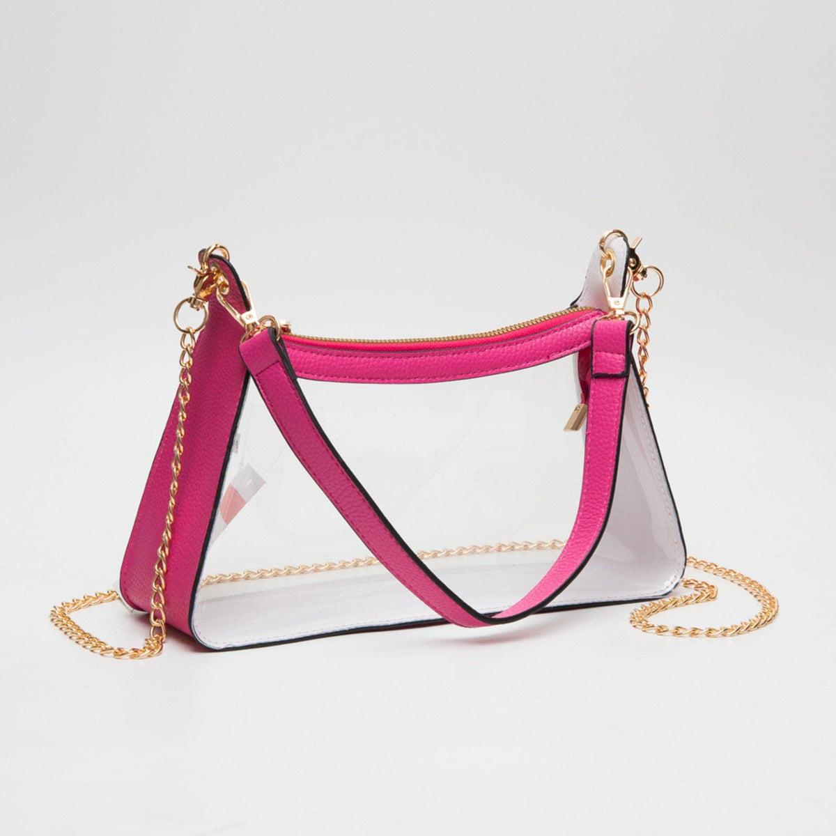 TG10618 Marilyn Clear Satchel Bag with Chain Strap