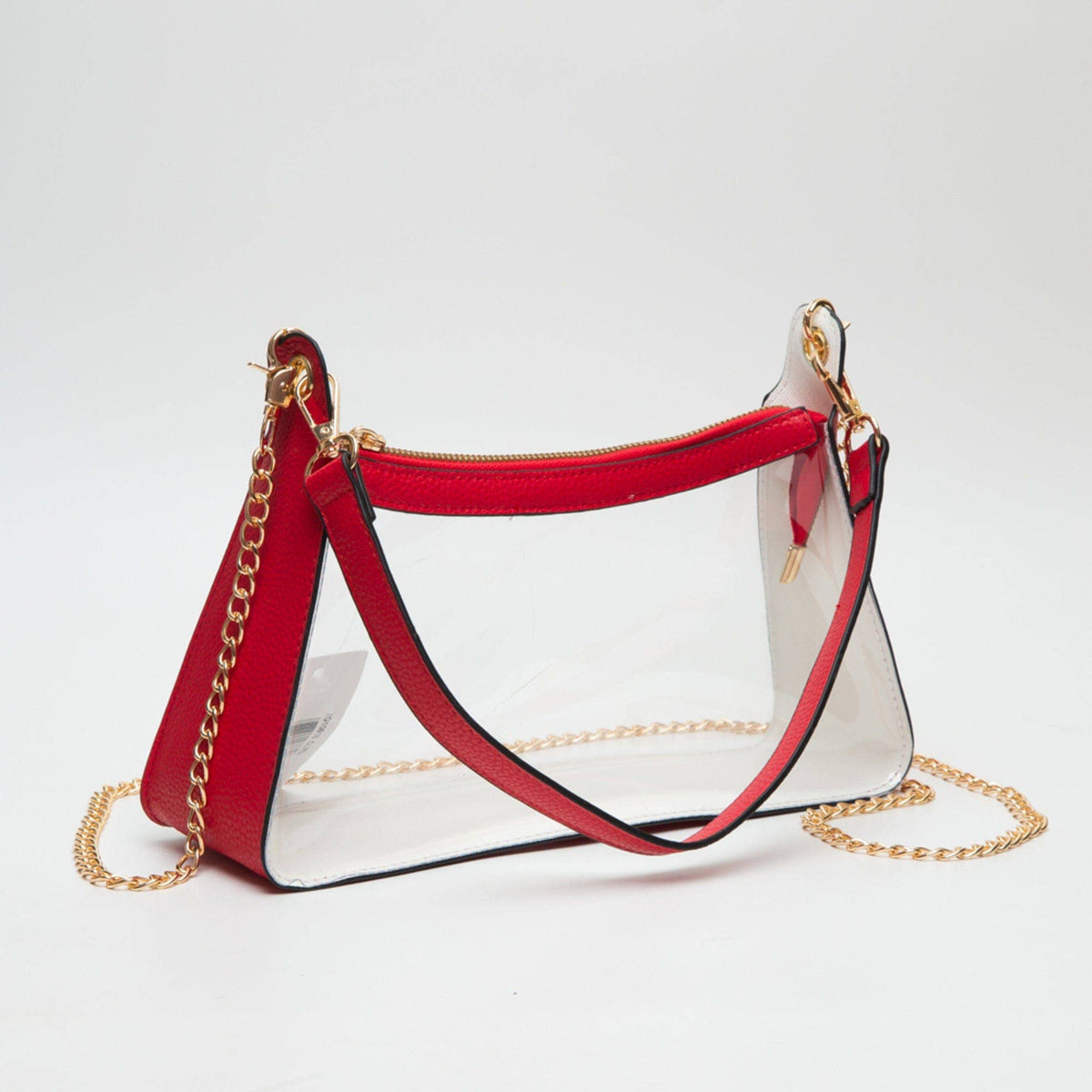 TG10618 Marilyn Clear Satchel Bag with Chain Strap