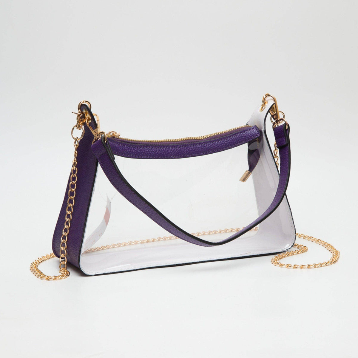 TG10618 Marilyn Clear Satchel Bag with Chain Strap