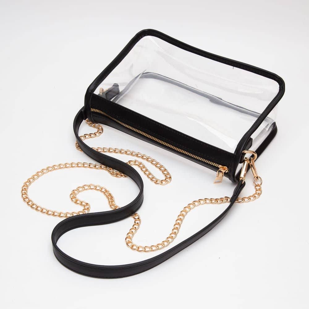 TG10614 Bolso bandolera transparente Sophia para el día de partido