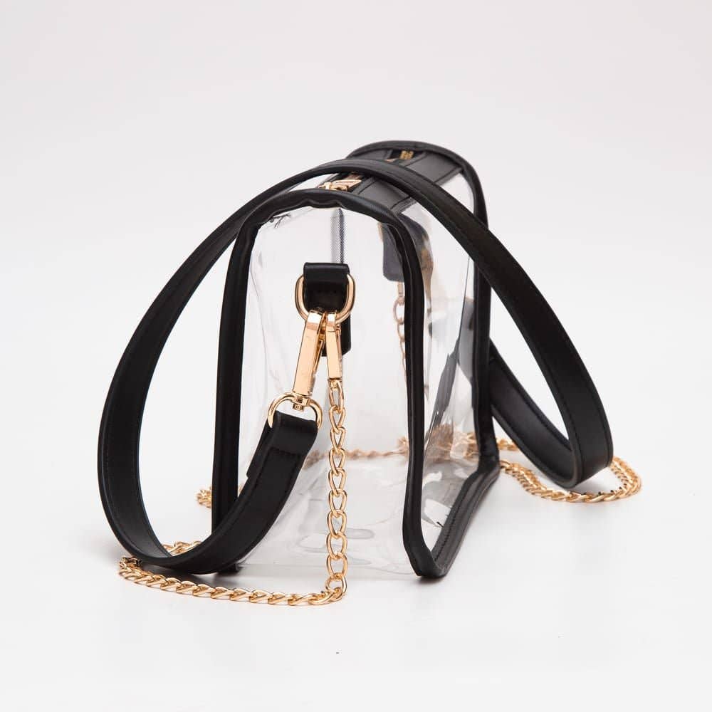 TG10614 Bolso bandolera transparente Sophia para el día de partido