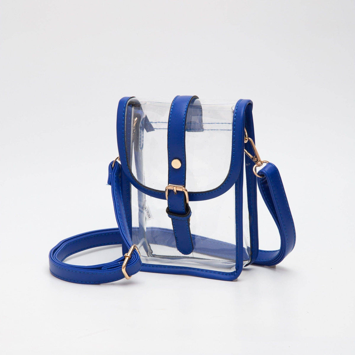 TG10608 Clear Buckle Strap Mini Crossbody Bag