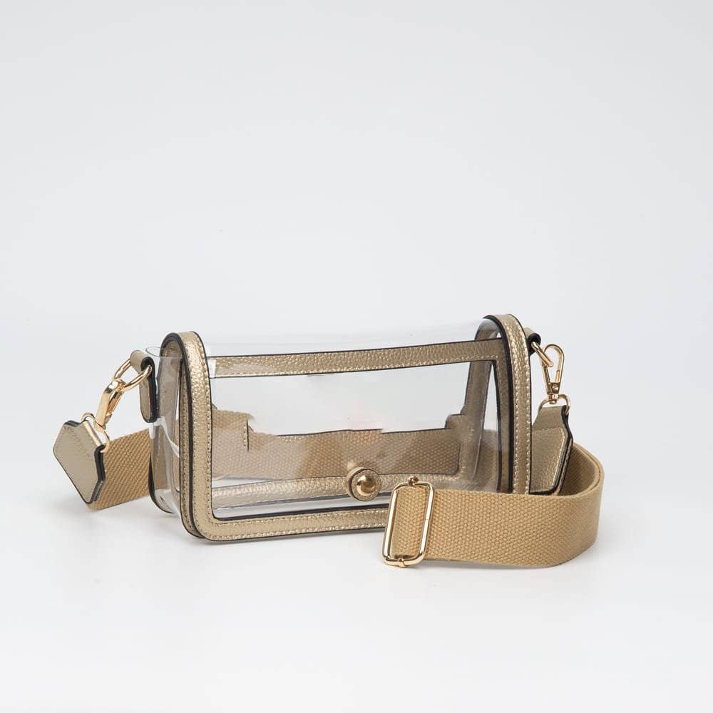 TG10837 Lindsay Clear Gameday Crossbody Bag