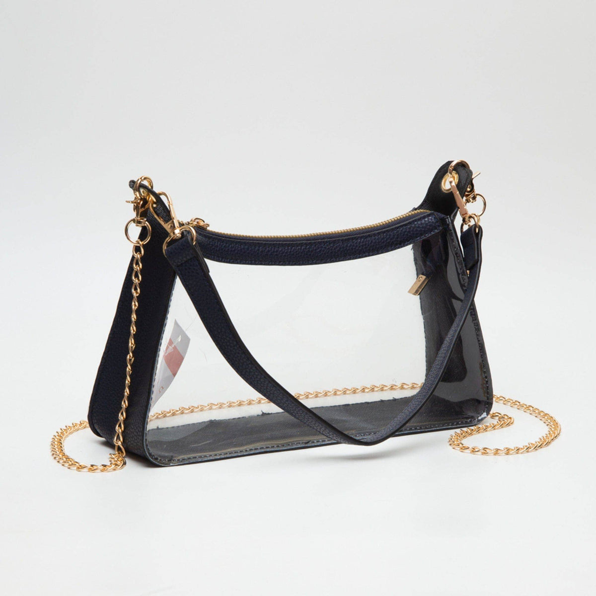 TG10618 Marilyn Clear Satchel Bag with Chain Strap