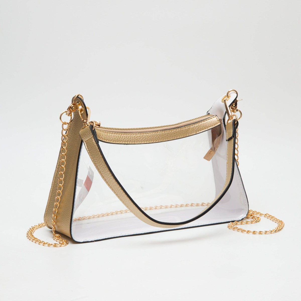 TG10618 Marilyn Clear Satchel Bag with Chain Strap