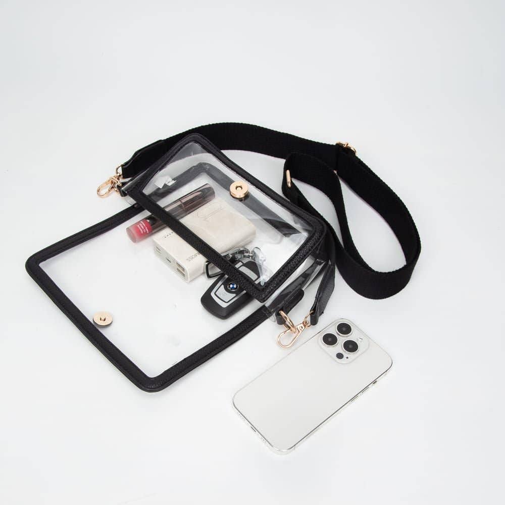 TG10837 Lindsay Clear Gameday Crossbody Bag