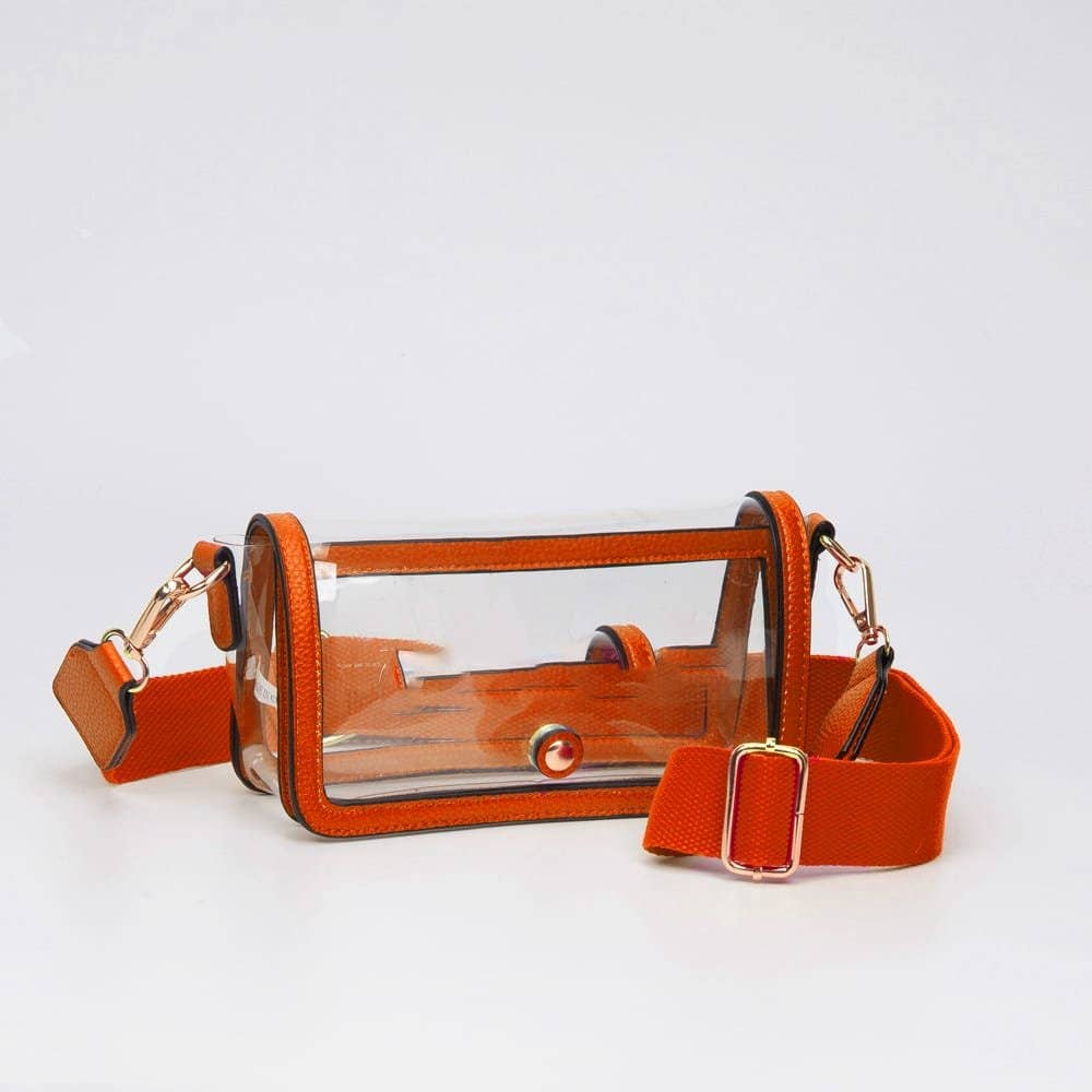 TG10837 Lindsay Clear Gameday Crossbody Bag