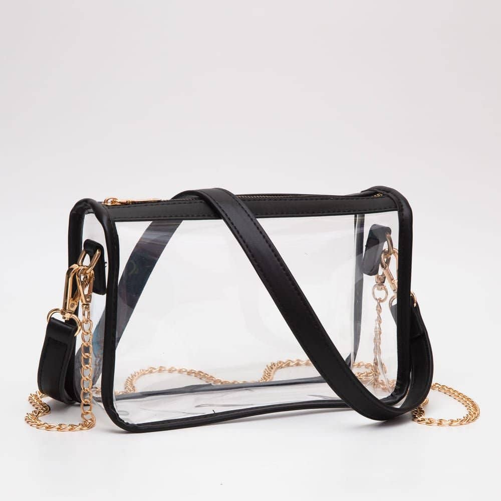 TG10614 Bolso bandolera transparente Sophia para el día de partido