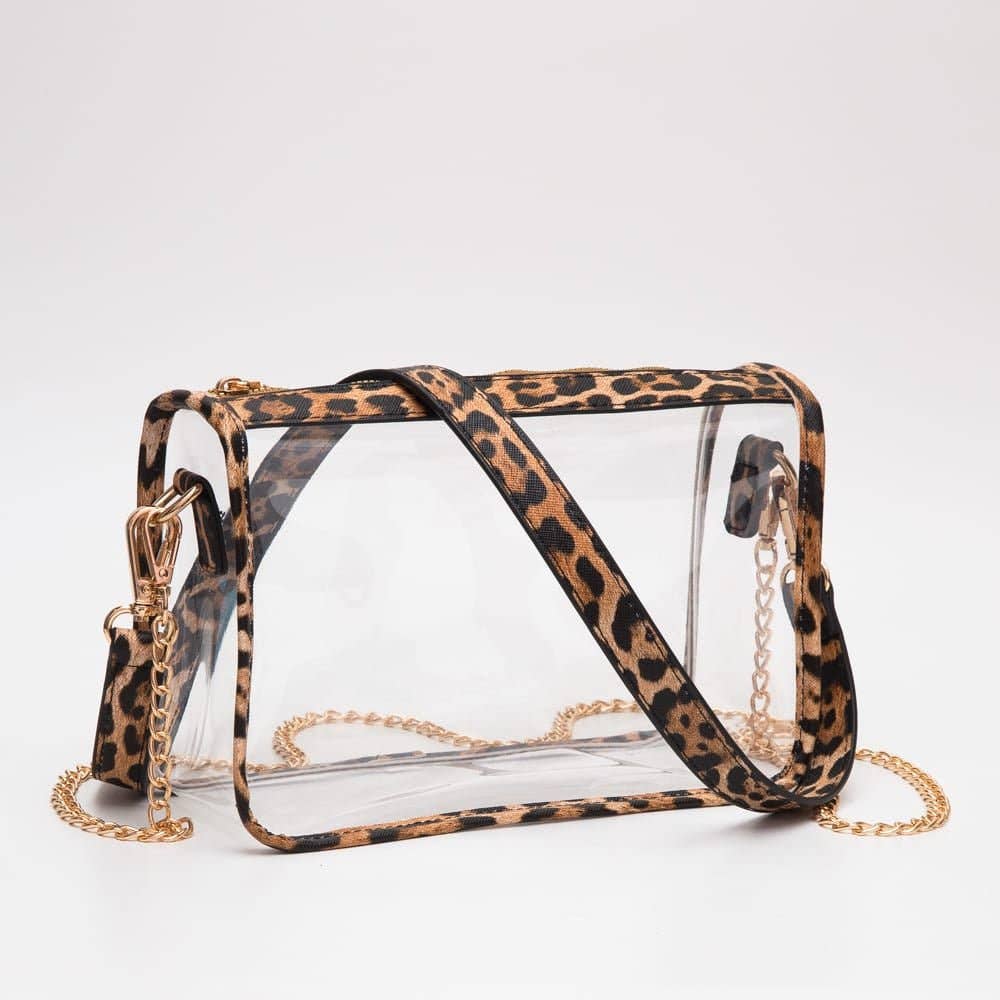 TG10614 Bolso bandolera transparente Sophia para el día de partido